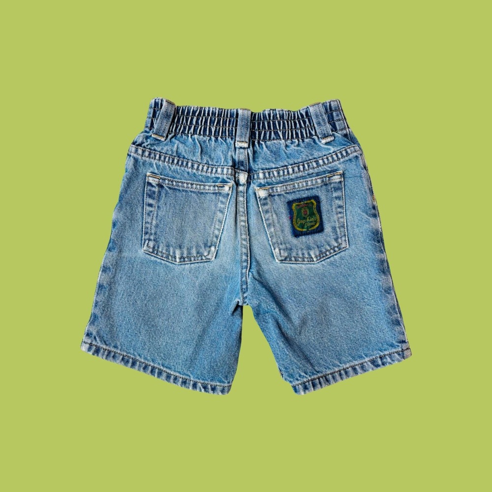 Vintage High Waist Paper Bag Gap Jean Shorts, Size 5
